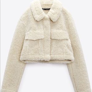 Zara cropped overshirt